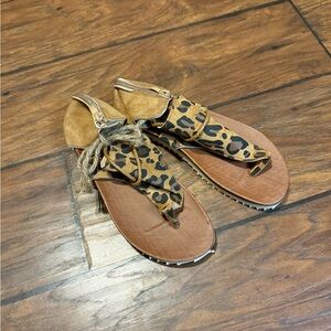 Leopard Print Sandals